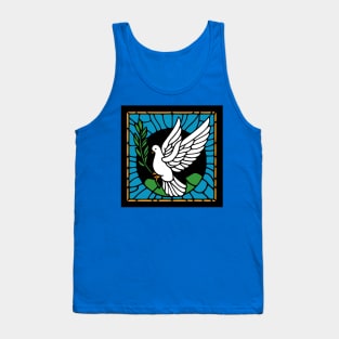 Stained Glass Dove Tank Top